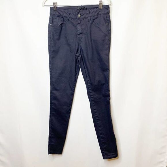Prana Womens Black 5 Pocket Design Stretch Denim Skinny Jeans Size 4/27 - Picture 1 of 5